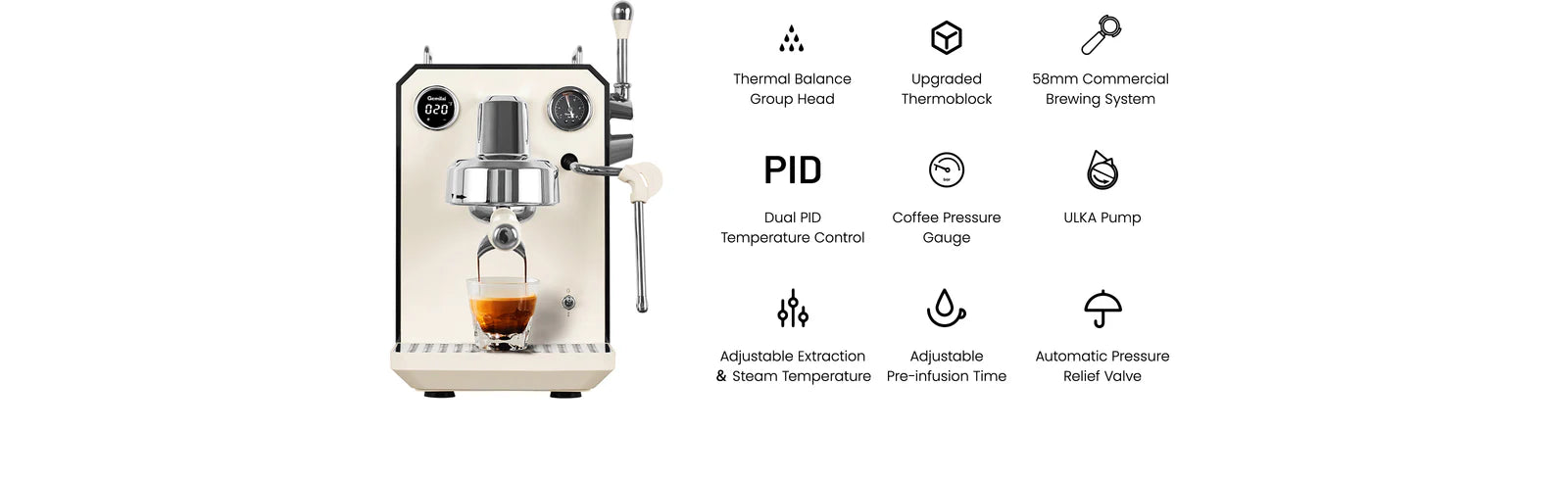 Gemilai Owl G3006 Espressomaskine hos Home Roast